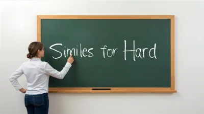 31 Similes for Hard