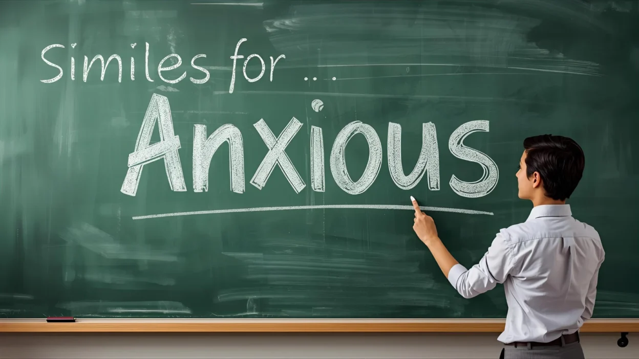 Similes for Anxious