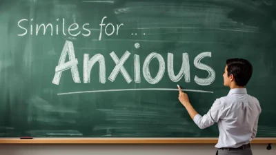 Similes for Anxious