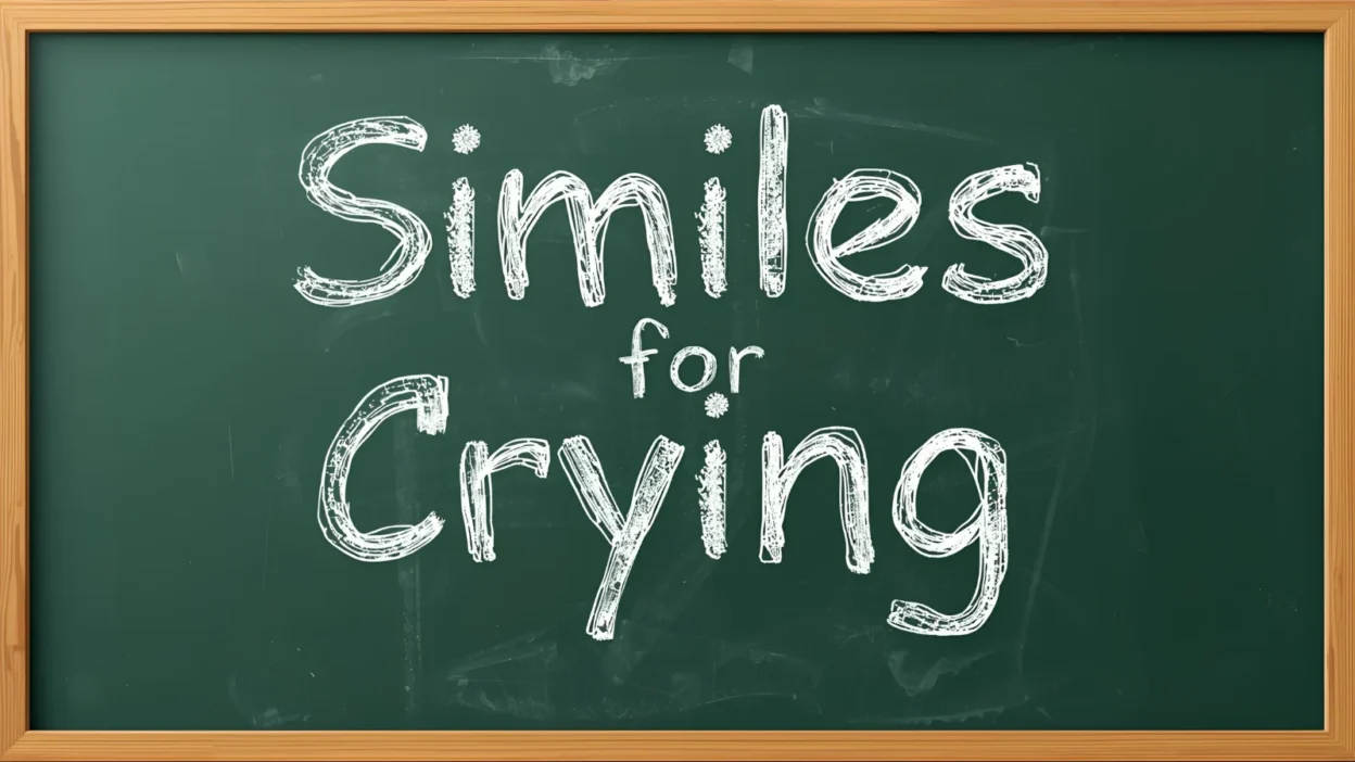 Similes for Crying