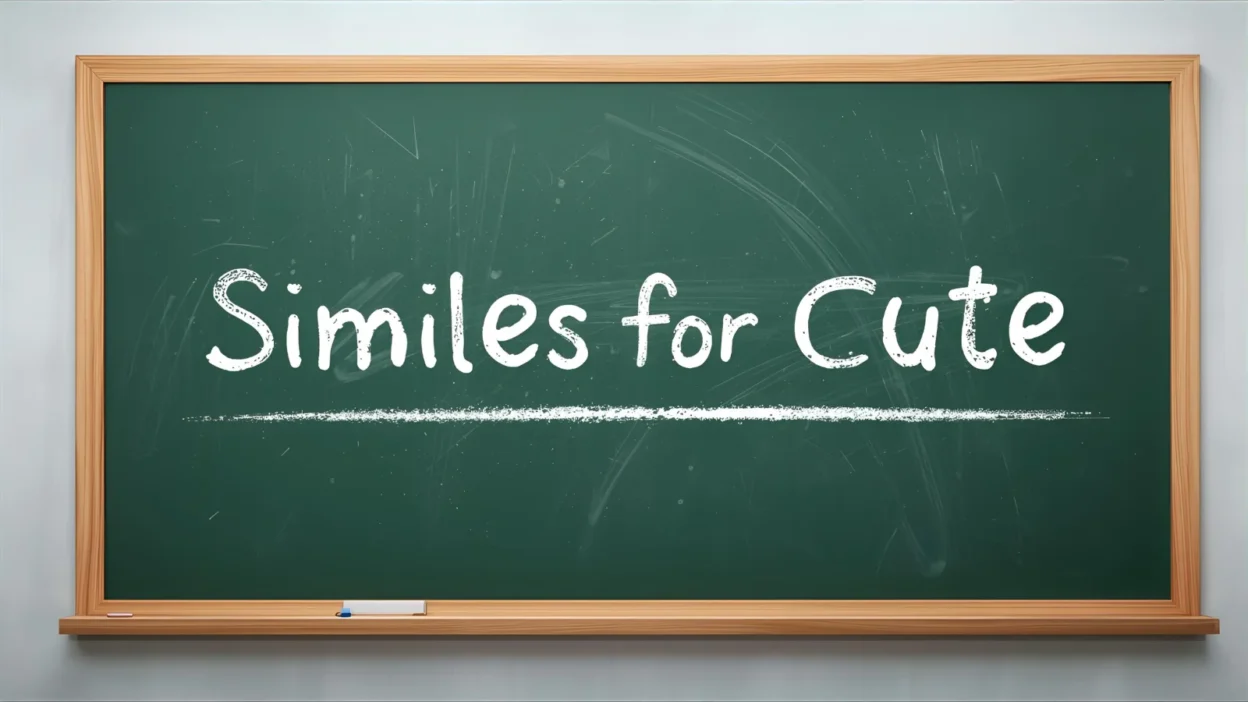 Similes for Cute