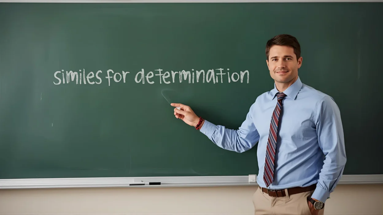 Similes for Determination