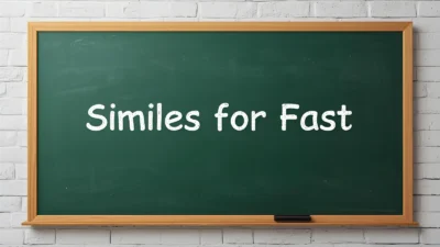 Similes for Fast