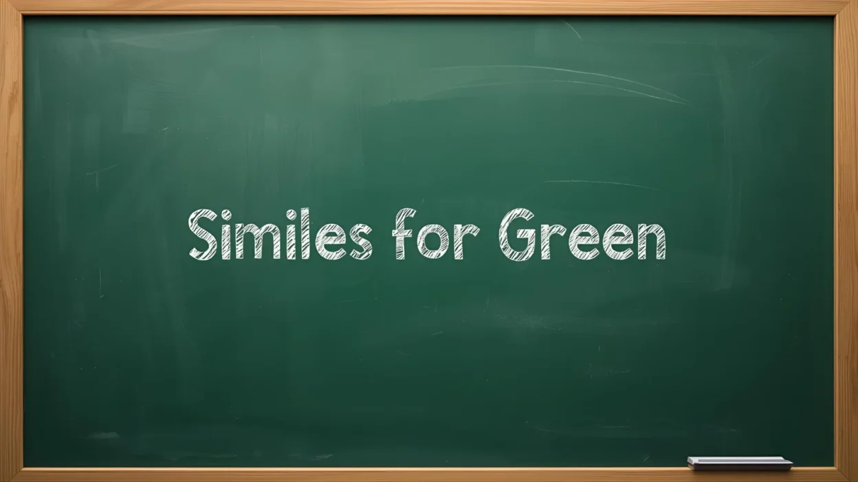 Similes for Green