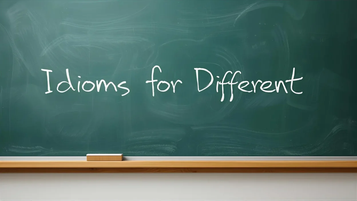 Idioms for Different