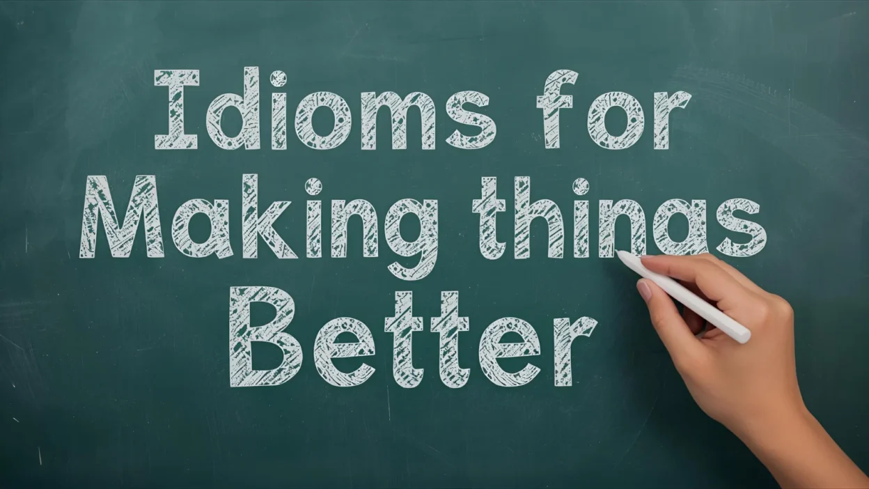 Idioms for Making Things Better