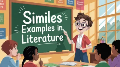 Similes Examples in Literature