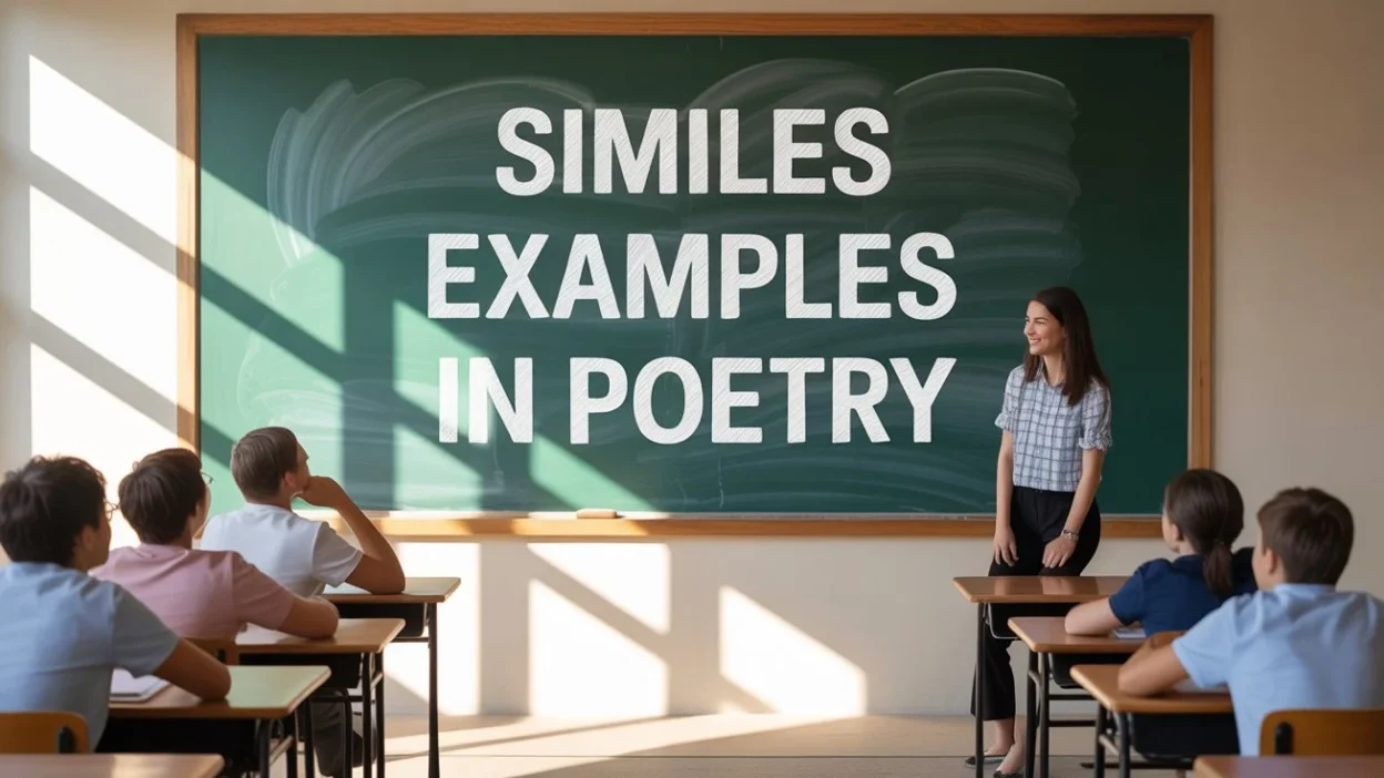 Similes Examples in Poetry