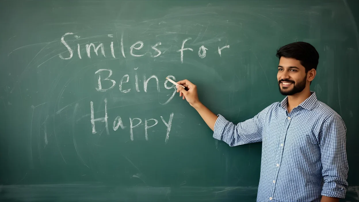 Similes for Being Happy