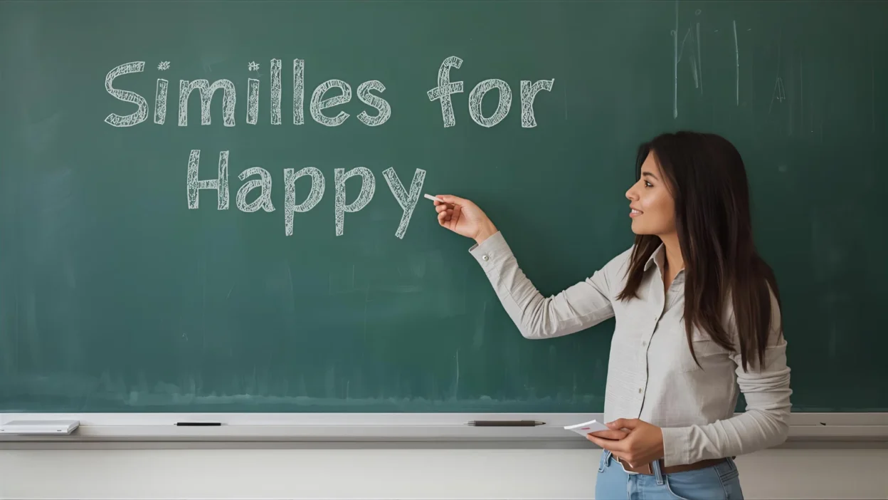 Similes for Happy
